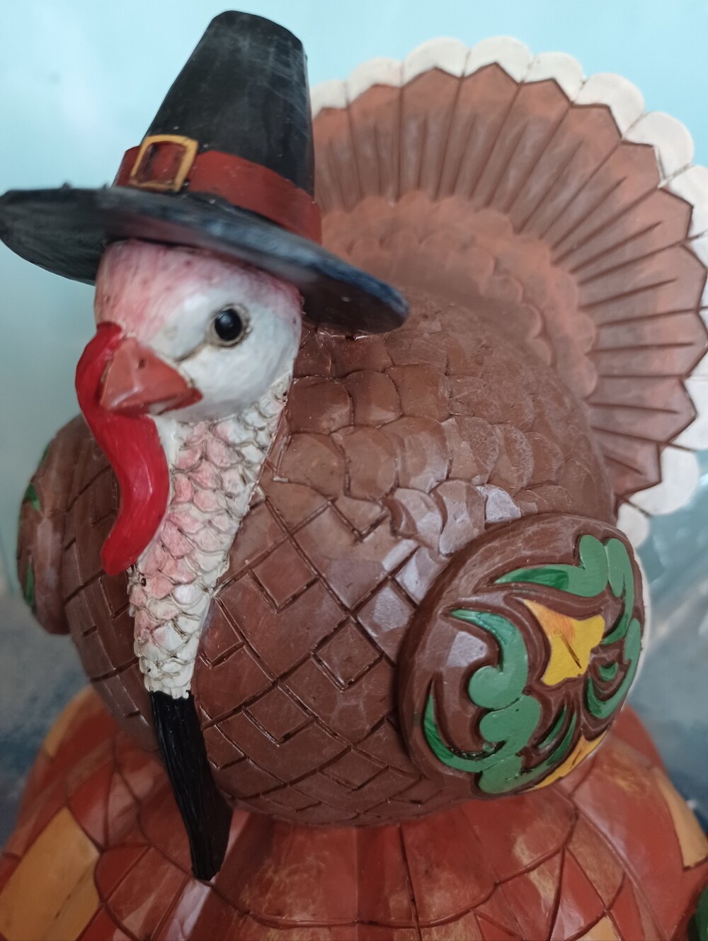 Jim Shore Red Label 'Gobble Greetings' Collectible Thanksgiving Turkey NEW